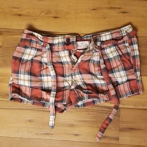 Hollister Plaid Shorts